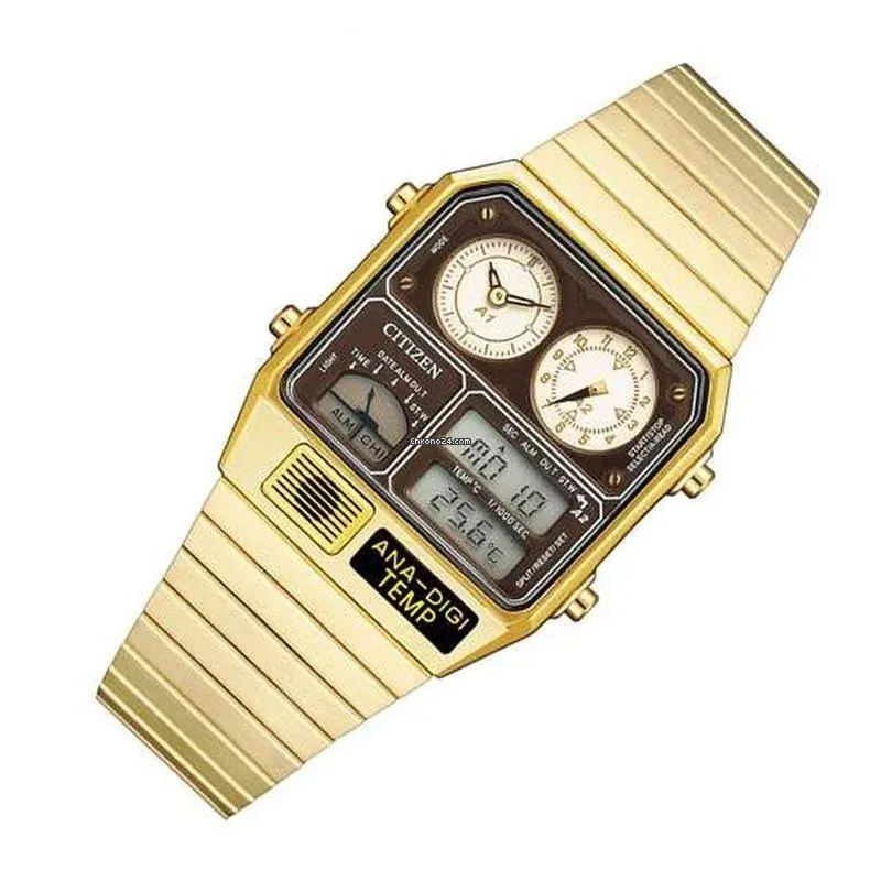 Citizen Vintage Thermometer Gold-tone Men's Watch- JG2103-72X